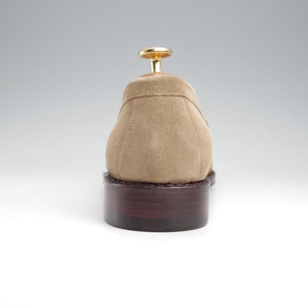 未使用★ジャランスリワヤ SIZE 7.5【定価￥35,200-★コインローファー/BEAMS LIGHTS別注】スエード/薄茶/メンズ/JALAN SRIWIJAWA★k092