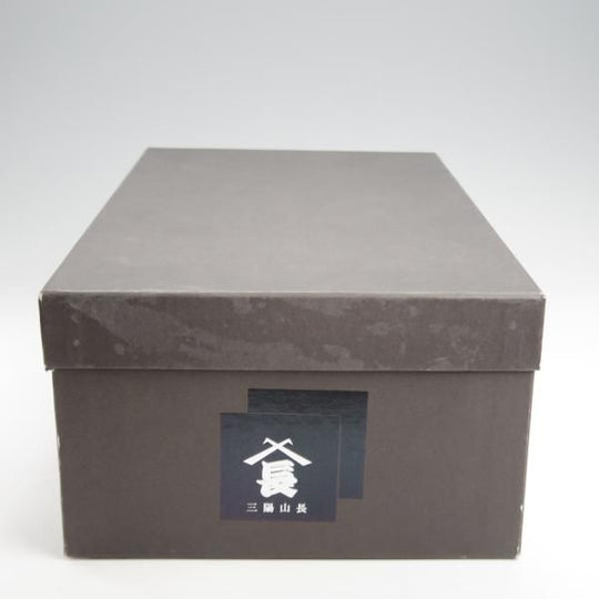 未使用★三陽山長 Lサイズ(UK8.5程度)【定価￥25,300-★デッキシューズ/紺】モカシン/オイルドレザー/メンズ/Sanyo Yamacho★k093