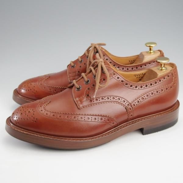 極上★トリッカーズ SIZE 8.5【定価￥121,000-★BOURTON/バートン】m5633/マロンアンティーク/カントリーシューズ/短靴/Tricker's★k095