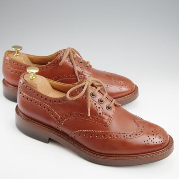 極上★トリッカーズ SIZE 8.5【定価￥121,000-★BOURTON/バートン】m5633/マロンアンティーク/カントリーシューズ/短靴/Tricker's★k095