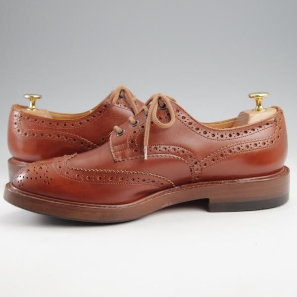 極上★トリッカーズ SIZE 8.5【定価￥121,000-★BOURTON/バートン】m5633/マロンアンティーク/カントリーシューズ/短靴/Tricker's★k095