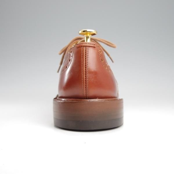 新品同様品 トリッカーズ バートン M5633 レザー シューズ マロン UK8 Tricker's トリッカーズ バートン カントリーブーツ ウィング