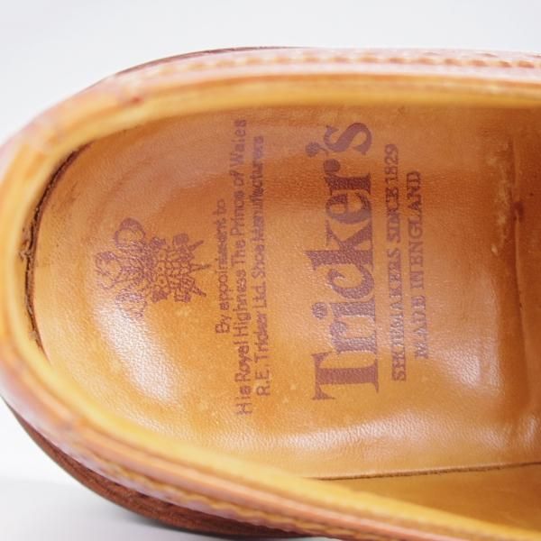 極上★トリッカーズ SIZE 8.5【定価￥121,000-★BOURTON/バートン】m5633/マロンアンティーク/カントリーシューズ/短靴/Tricker's★k095