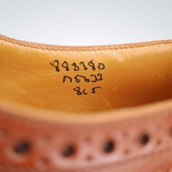 極上★トリッカーズ SIZE 8.5【定価￥121,000-★BOURTON/バートン】m5633/マロンアンティーク/カントリーシューズ/短靴/Tricker's★k095