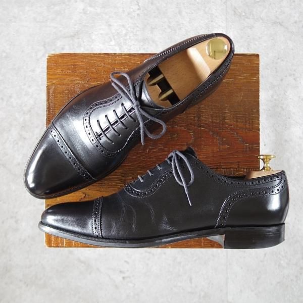 極上★トレーディングポスト SIZE 7.5【定価￥49,500-★撥水レザー仕様/ダイナイトソール】T602/黒/メンズ/ユニオンロイヤル製★k096