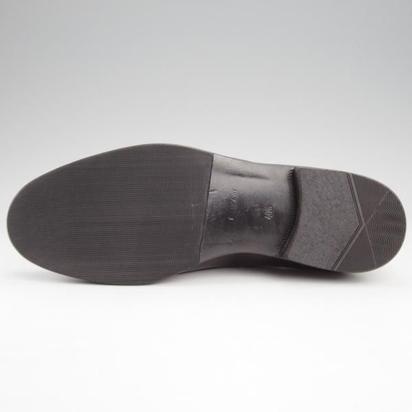 極上★(伊)F.LLIジャコメッティ SIZE 40.5【★タッセルローファー/FG107】(仏)デュプイ社のカーフ/Luigino/黒/Giacometti★k097