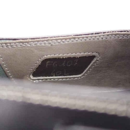 極上★(伊)F.LLIジャコメッティ SIZE 40.5【★タッセルローファー/FG107】(仏)デュプイ社のカーフ/Luigino/黒/Giacometti★k097