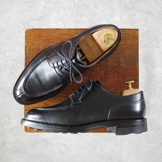 美品★クロケット&ジョーンズ 5.5E【定価￥86,900-★ロイドフットウェア別注/Jシリーズ】Uチップ/黒/Crockett&Jones★k098