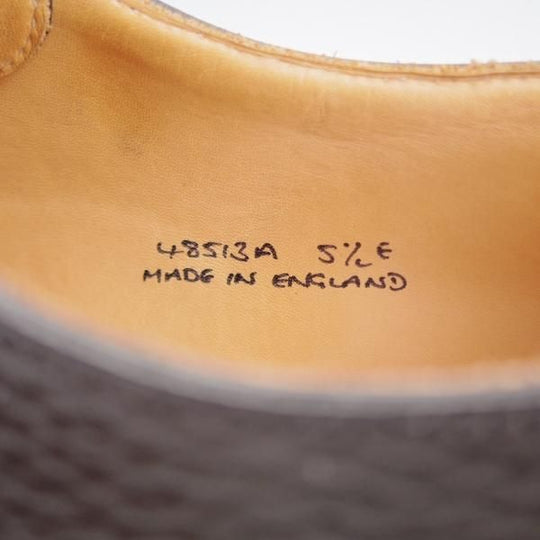 美品★クロケット&ジョーンズ 5.5E【定価￥86,900-★ロイドフットウェア別注/Jシリーズ】Uチップ/黒/Crockett&Jones★k098