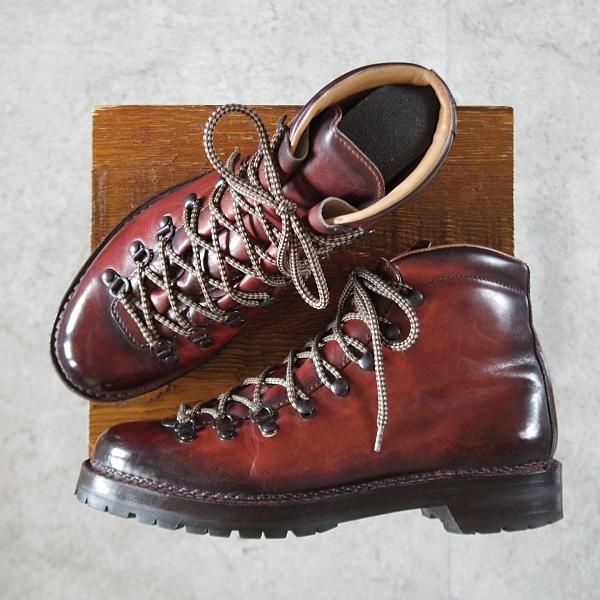 美品★(伊)F.LLIジャコメッティ SIZE 41【定価￥154,000-★マルモラーダ/FG105】BETIS/コロラート/マウンテンブーツ/赤茶〜黒★k099