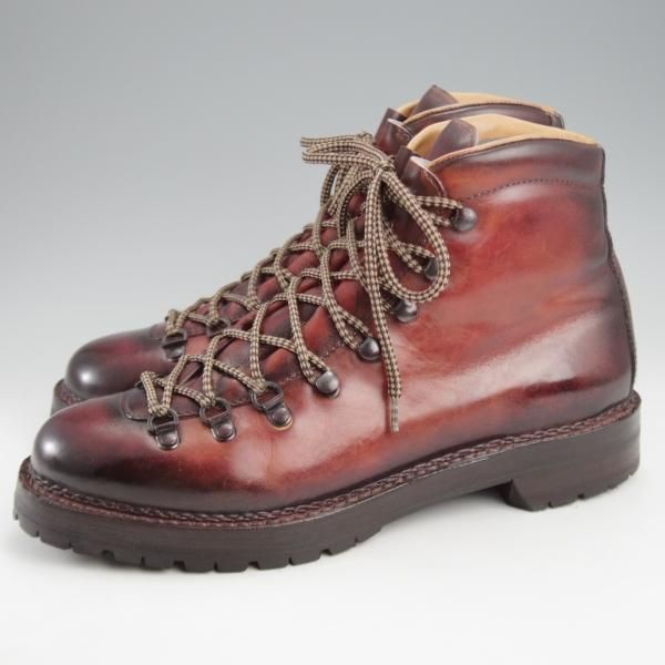 美品★(伊)F.LLIジャコメッティ SIZE 41【定価￥154,000-★マルモラーダ/FG105】BETIS/コロラート/マウンテンブーツ/赤茶〜黒★k099