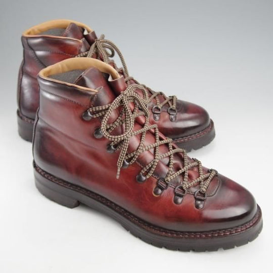 美品★(伊)F.LLIジャコメッティ SIZE 41【定価￥154,000-★マルモラーダ/FG105】BETIS/コロラート/マウンテンブーツ/赤茶〜黒★k099
