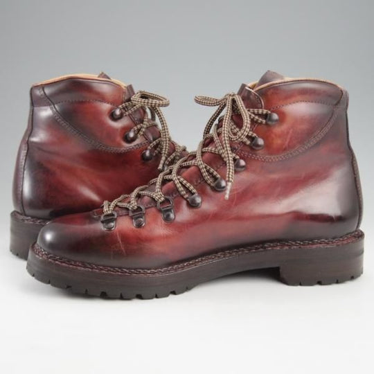 美品★(伊)F.LLIジャコメッティ SIZE 41【定価￥154,000-★マルモラーダ/FG105】BETIS/コロラート/マウンテンブーツ/赤茶〜黒★k099