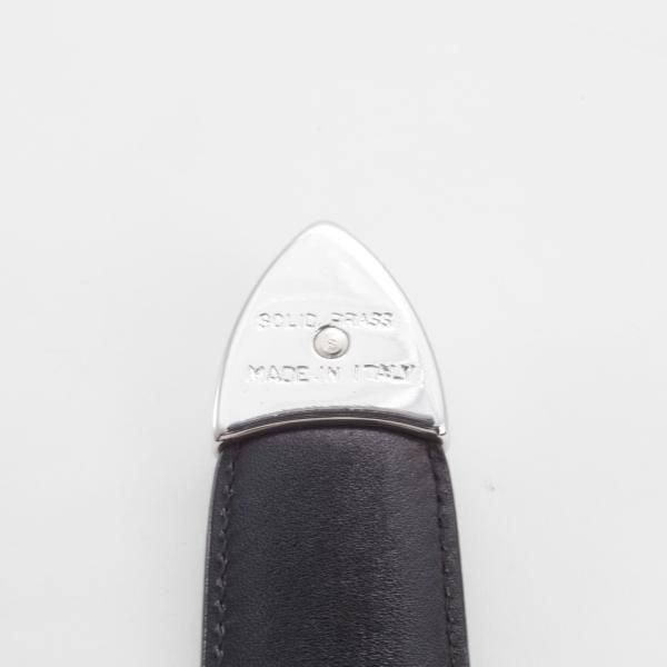 極美品★(伊)タニノクリスチー/TANINO CRISCI フリーサイズ（サイズ調整可能）【貴重★ベルト/レザー】本革/黒/ビジネス/メンズ★k101