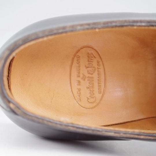 極美品★クロケット&ジョーンズ 7D【定価16万円以上★コードバン仕様/AUDLEY/オードリー】337/ハンドグレード/黒/Crockett&Jones★k103