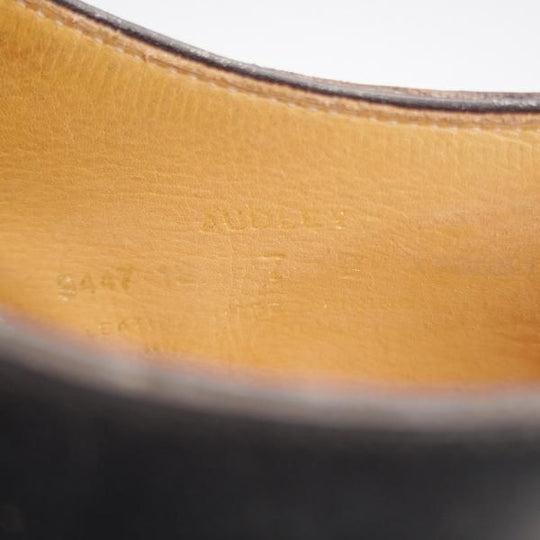 極美品★クロケット&ジョーンズ 7D【定価16万円以上★コードバン仕様/AUDLEY/オードリー】337/ハンドグレード/黒/Crockett&Jones★k103