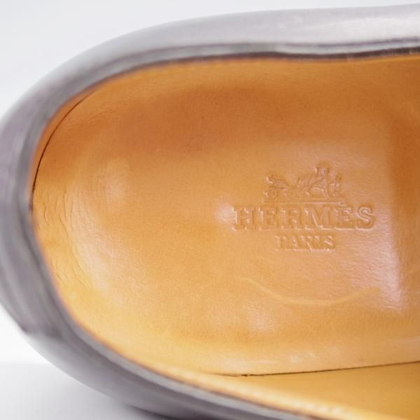 極美品★ジョンロブ SIZE 41/UK7程度【貴重★エルメス別注/HERMES/モンクストラップ】H103ラスト/JARVIS/黒/JOHN LOBB★k104