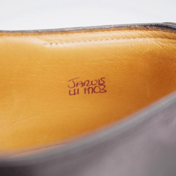極美品★ジョンロブ SIZE 41/UK7程度【貴重★エルメス別注/HERMES/モンクストラップ】H103ラスト/JARVIS/黒/JOHN LOBB★k104