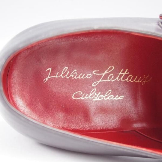 美品★(伊)シルヴァノ・ラッタンジ SIZE 5.5【ハンドソーンウェルテッド製法★シャドウステッチ/ダブルモンク】カーフ/黒/メンズ★k105