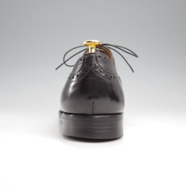 極上★チャーチ 90F/UK9【旧チャーチ★3都市ロゴ/84ラスト】フルブローグ/黒/カーフ/メンズ/Church's★k108