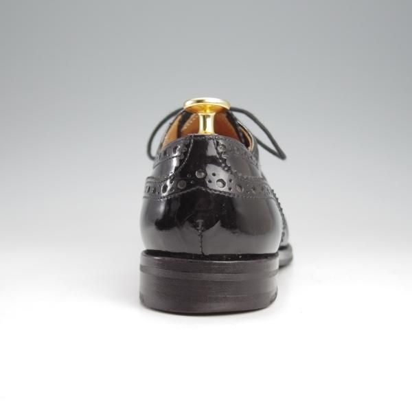 ★チャーチ(レディース) SIZE 37.5【★バーウッド/BURWOOD WI】フルブローグ/パテントレザー/黒/Church's★k112