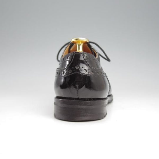 ★チャーチ(レディース) SIZE 37.5【★バーウッド/BURWOOD WI】フルブローグ/パテントレザー/黒/Church's★k112