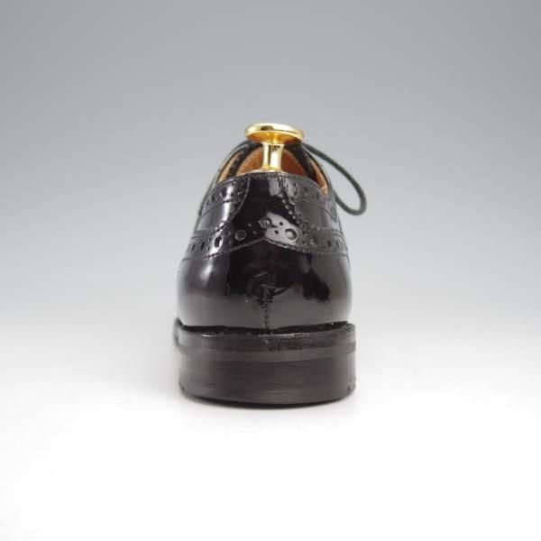 ★チャーチ(レディース) SIZE 37.5【★バーウッド/BURWOOD WI】フルブローグ/パテントレザー/黒/Church's★k112