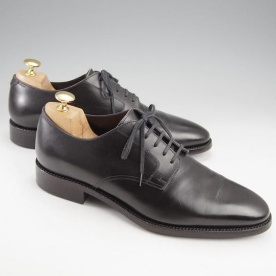 極美品★(浅草)RENDO/レンド SIZE 7【モデル定価￥68,200-★ダイナイトソール仕様/プレーントゥ/7704D】カーフ/黒/メンズ★k113