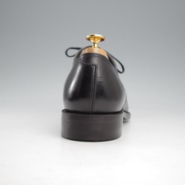 極美品★(浅草)RENDO/レンド SIZE 7【モデル定価￥68,200-★ダイナイトソール仕様/プレーントゥ/7704D】カーフ/黒/メンズ★k113