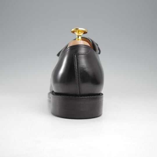 極美品★(浅草)RENDO/レンド SIZE 7【モデル定価￥68,200-★ダイナイトソール仕様/プレーントゥ/7704D】カーフ/黒/メンズ★k113