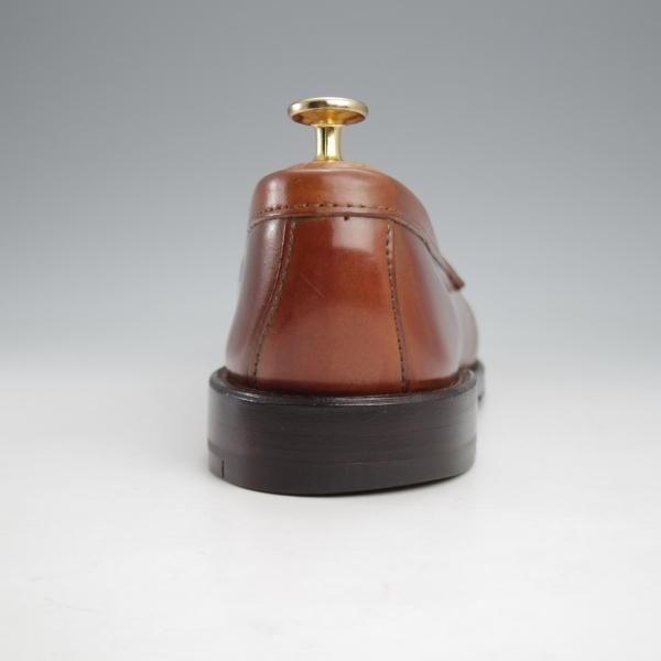 ★オールデン 7D【貴重★ウイスキーコードバン/茶/6646】(仏)MARINA DE BOURBON別注/ヴァンラスト/コインローファー/ALDEN★k109