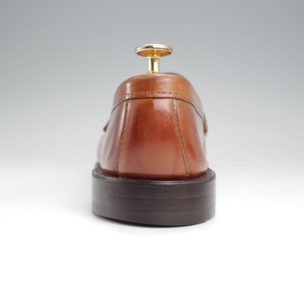 ★オールデン 7D【貴重★ウイスキーコードバン/茶/6646】(仏)MARINA DE BOURBON別注/ヴァンラスト/コインローファー/ALDEN★k109