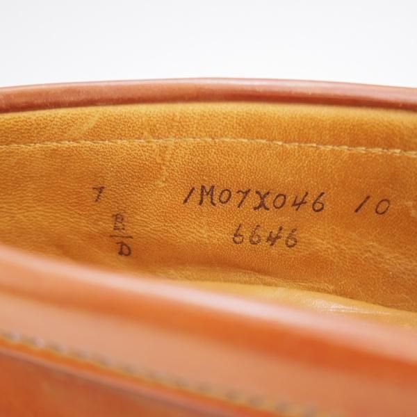 ★オールデン 7D【貴重★ウイスキーコードバン/茶/6646】(仏)MARINA DE BOURBON別注/ヴァンラスト/コインローファー/ALDEN★k109