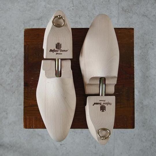 極上★(伊)ステファノ・ベーメル SIZE 43-43.5【★純正シューツリー】木製シューキーパー/メンズ/Stefano Bemer★k118