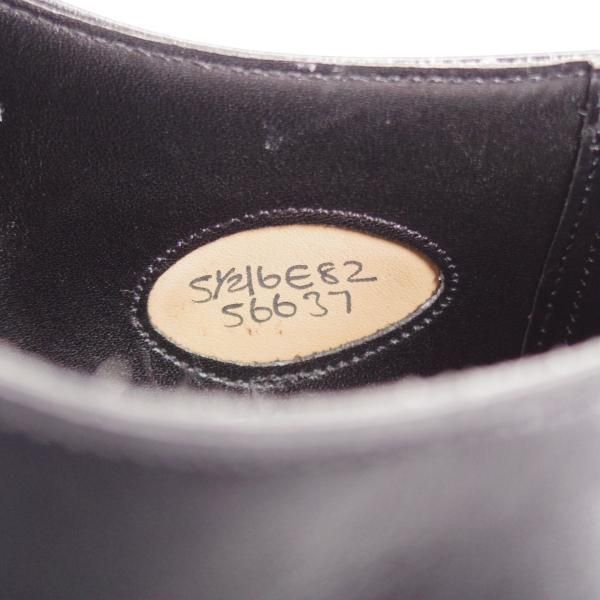 極美品★エドワードグリーン 5.5E【定価￥204,600-★チェルシー/CHELSEA/82ラスト】ストレートチップ/黒/メンズ/EDWARD GREEN★k136