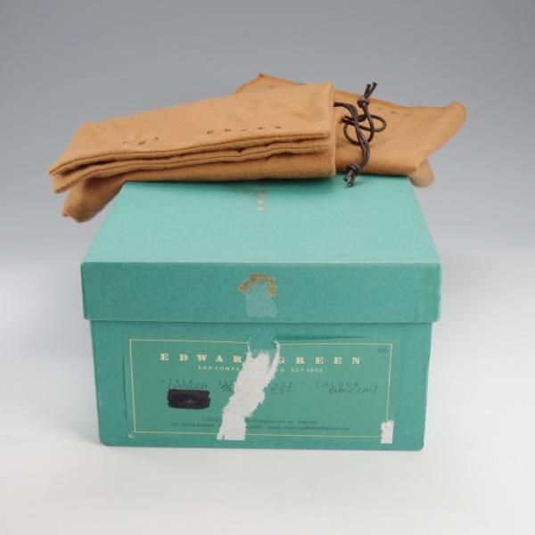 極美品★エドワードグリーン 5.5E【定価￥204,600-★チェルシー/CHELSEA/82ラスト】ストレートチップ/黒/メンズ/EDWARD GREEN★k136