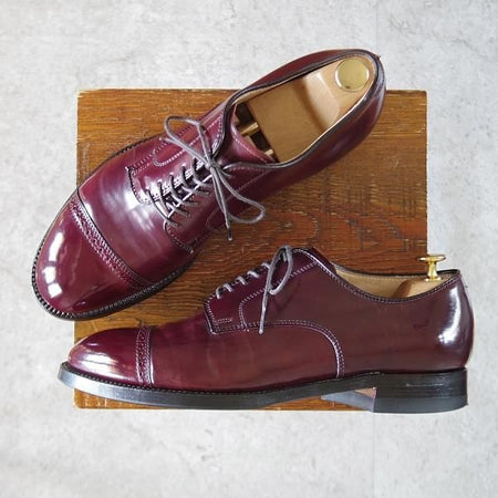 極上★オールデン 8D【定価￥182,600-★コードバン仕様/モディファイドラスト/56201】パンチドキャップトゥ/#8/赤茶/ALDEN★k137