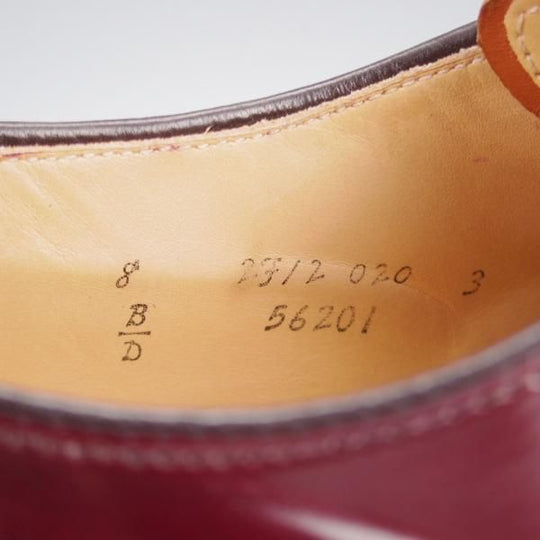 極上★オールデン 8D【定価￥182,600-★コードバン仕様/モディファイドラスト/56201】パンチドキャップトゥ/#8/赤茶/ALDEN★k137