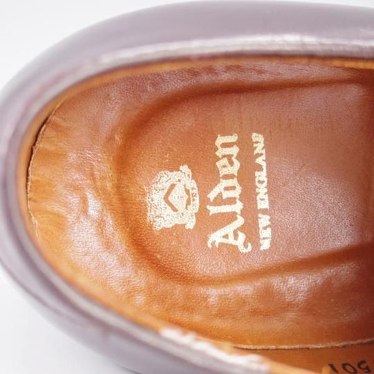 ★オールデン 7.5D【定価￥182,600-★コードバン仕様/モディファイドラスト/53501】プレーントゥ/バーガンディー/赤茶/ALDEN★k138