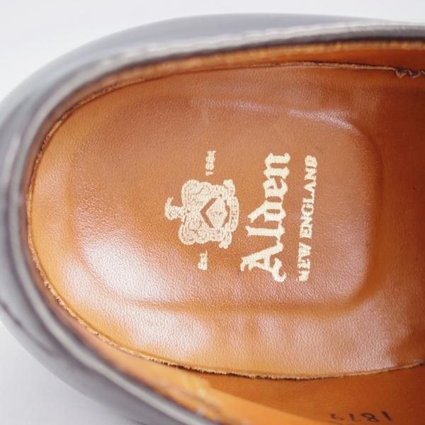 極美品★オールデン 7D【定価￥183,700-★コードバン仕様/モンクストラップ】1879/モディファイドラスト/黒/ALDEN★k139