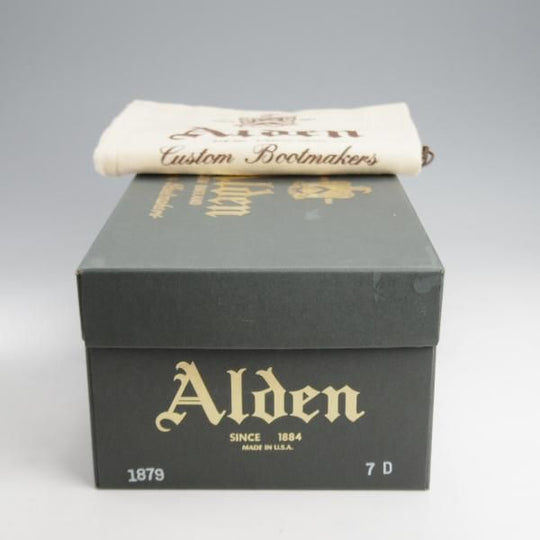 極美品★オールデン 7D【定価￥183,700-★コードバン仕様/モンクストラップ】1879/モディファイドラスト/黒/ALDEN★k139