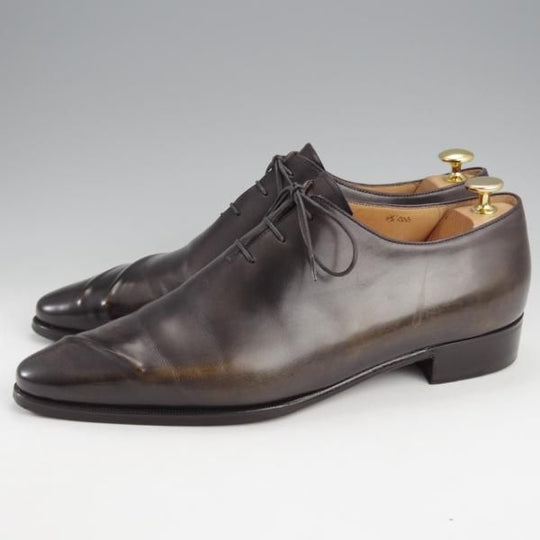 極上★(仏)ベルルッティ SIZE 9.5【貴重★アレッサンドロ/黒系パティーヌ】ピアッシング・コレクション/ALESSANDRO/Berluti★k140