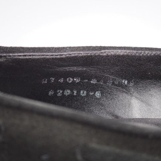 極上★三陽山長 SIZE 6【定価￥80,300-★鹿三郎/R2010ラスト】タッセルローファー/スエード/黒/ROKUSABURO/Sanyo Yamacho★k141