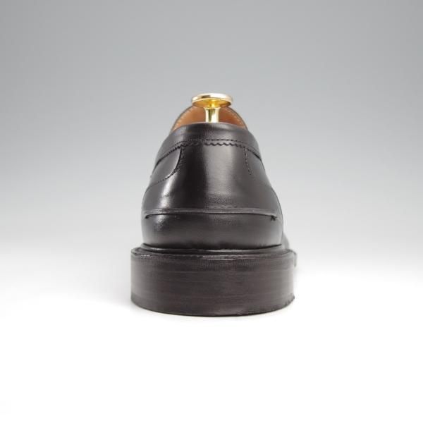 極美品★トリッカーズ SIZE 8.5【定価￥104,500-★コインローファー/JAMES】3227/カーフ/黒/メンズ/Tricker's★k142
