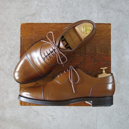 極上★(金沢)KOKON/ココン SIZE 6【現オーダー価格￥236,500-★ハンドメイドライン/常世田氏作】KINGSTON/ストレートチップ/茶★k144