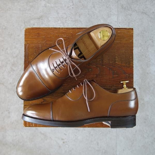 極上★(金沢)KOKON/ココン SIZE 6【現オーダー価格￥236,500-★ハンドメイドライン/常世田氏作】KINGSTON/ストレートチップ/茶★k144