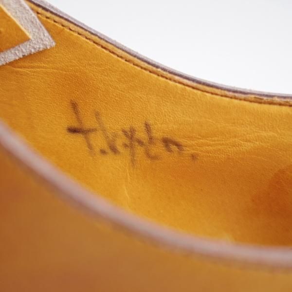 極上★(金沢)KOKON/ココン SIZE 6【現オーダー価格￥236,500-★ハンドメイドライン/常世田氏作】KINGSTON/ストレートチップ/茶★k144