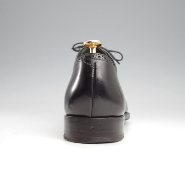 極上★(スペイン製)カルミナ SIZE 8.5【モデル定価￥91,300-★クォーターブローグ/80512】BUGERラスト/カーフ/黒/メンズ/CARMINA★k145