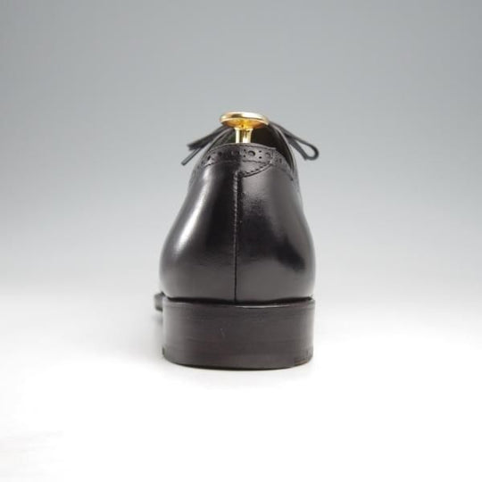 極上★(スペイン製)カルミナ SIZE 8.5【モデル定価￥91,300-★クォーターブローグ/80512】BUGERラスト/カーフ/黒/メンズ/CARMINA★k145