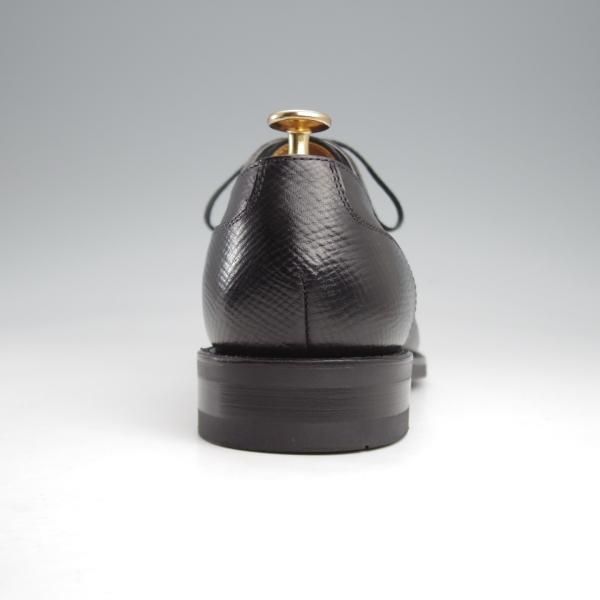 ほぼ試着程度★三陽山長 SIZE 7【定価￥80,300-★(英)C.F.ステッド社のクロスボード/友二郎】ストレートチップ/黒/Sanyo Yamacho★k146